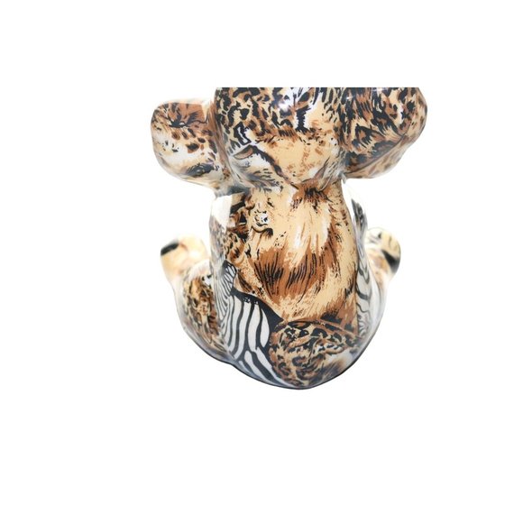 La Vie Animal Print Elephant Statue Figurine - Picture 5 of 8